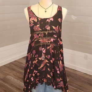 FREE PEOPLE SHE SWINGS TOP/DRESS/SLIP